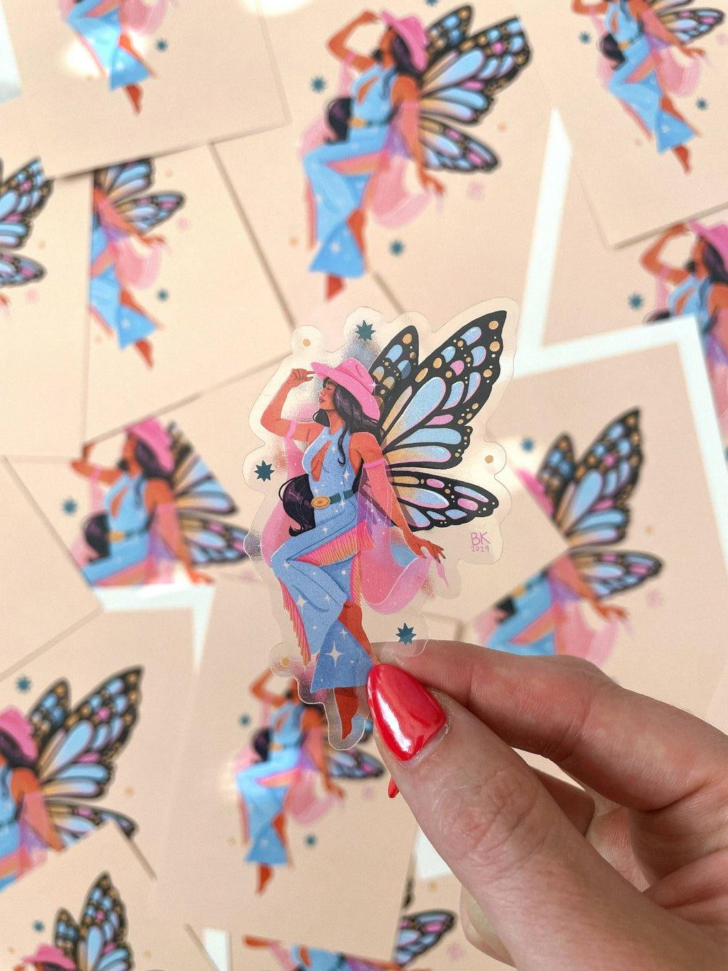 Rodeo Princess Fairy Sticker