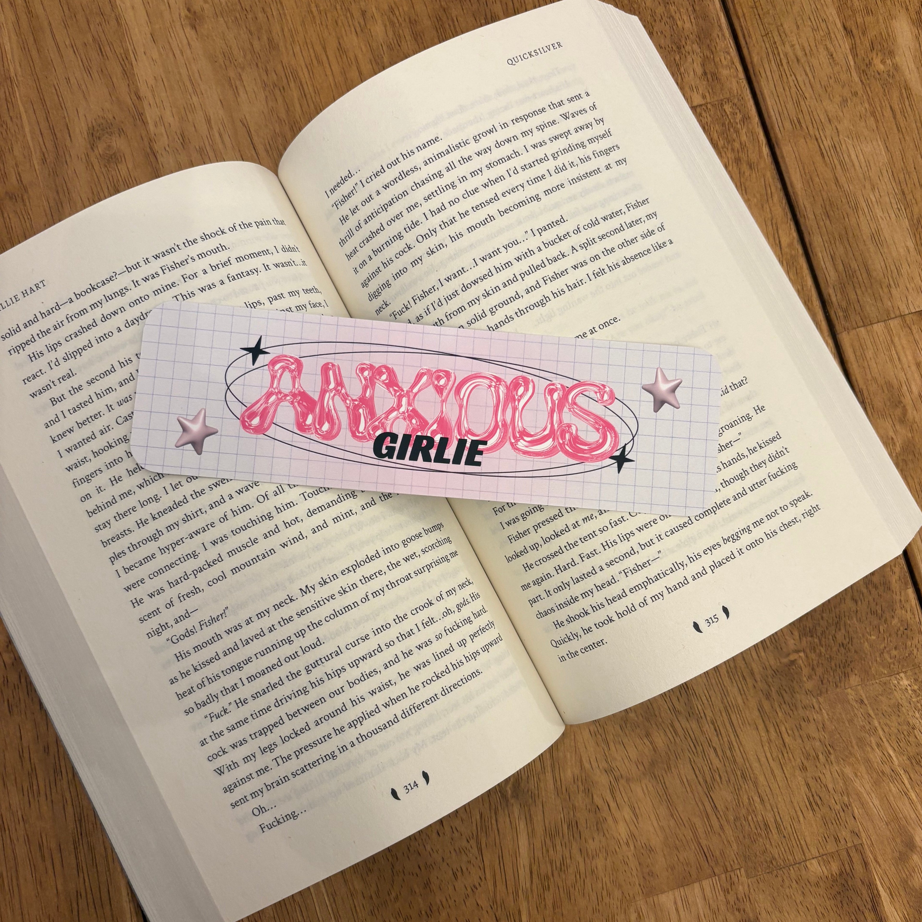 Anxious Girlie Bookmark